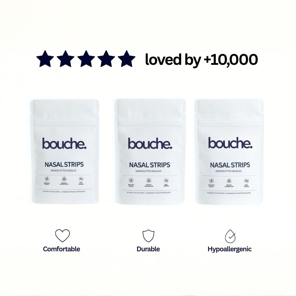 Bouche Bandelettes nasales patch nez transparent 30 pièces