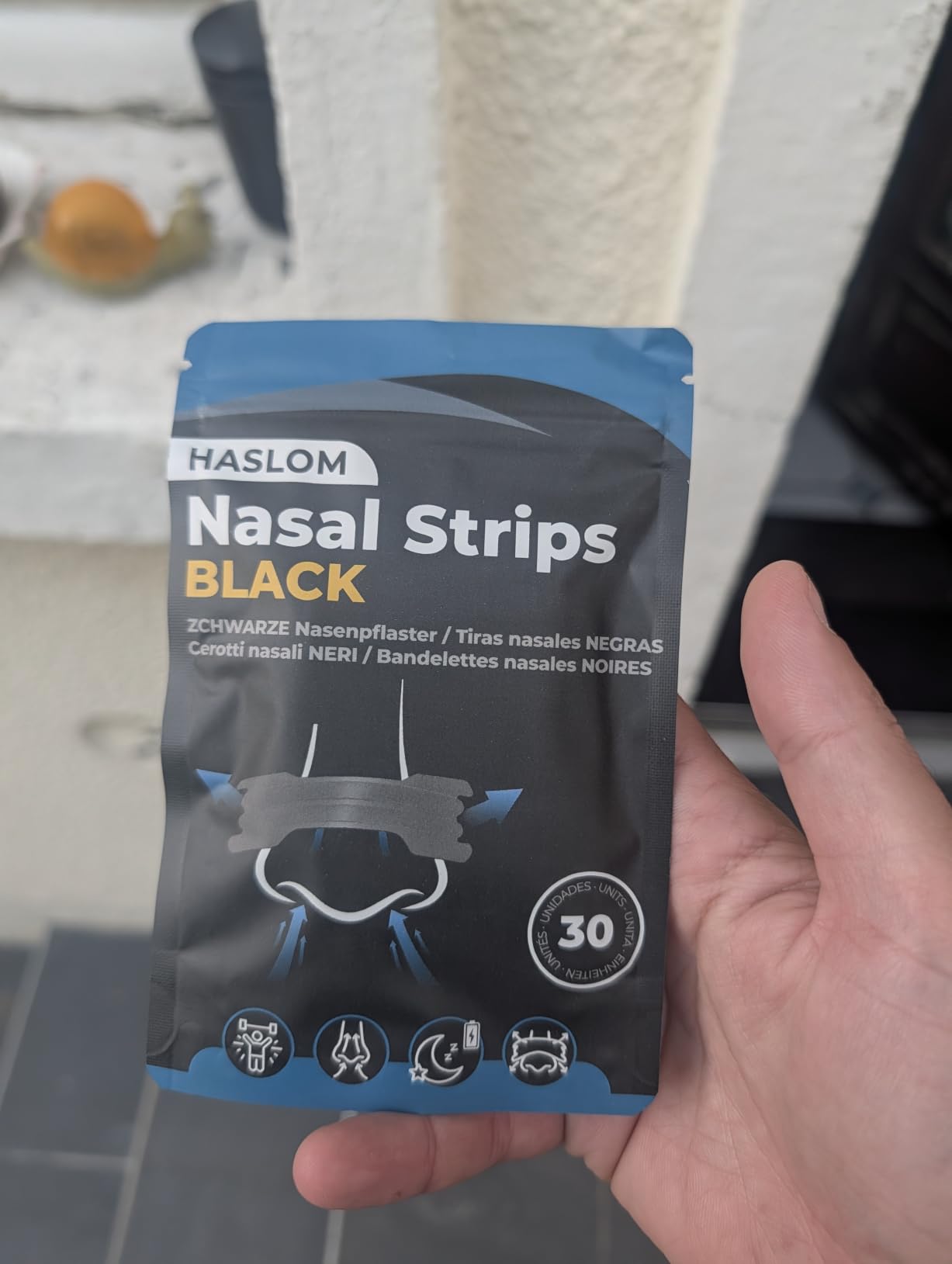 Haslom Black Performance bande nasale noire 30 bandes