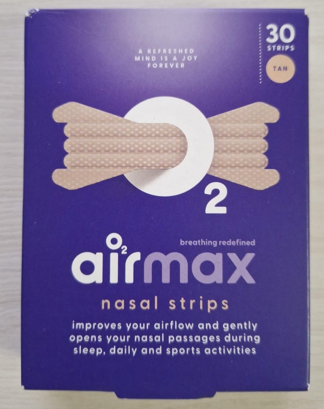 Airmax Nasal Strips bande nasale beige 30 bandes