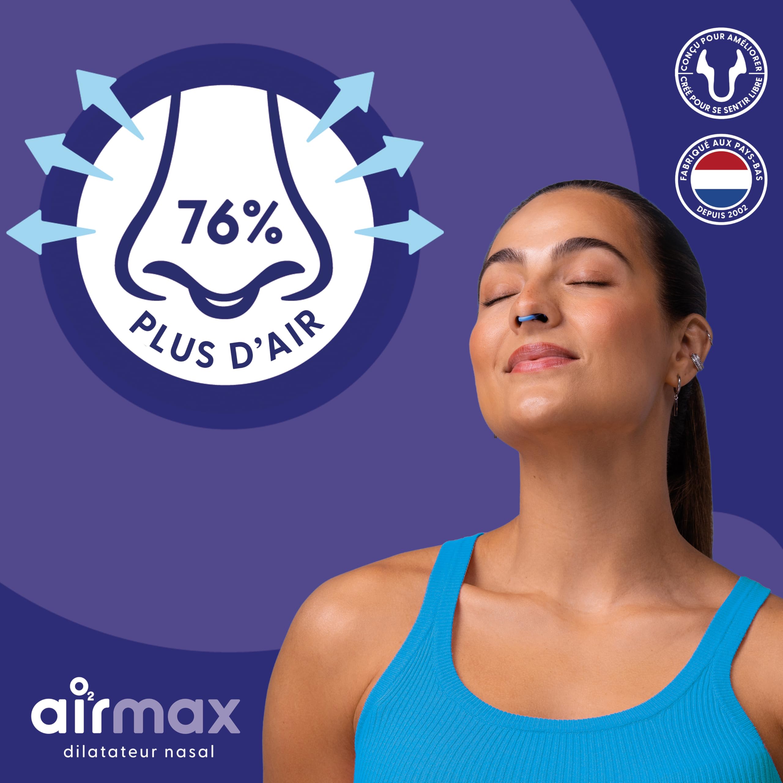 Airmax Classic dilatateur nasal taille S x2 silicone 6 mois