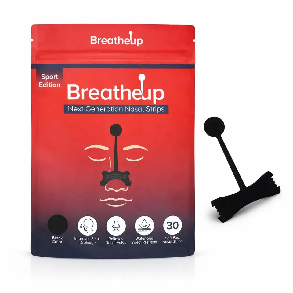 BreatheUp Next Generation bandelettes nasales noires x30 sport