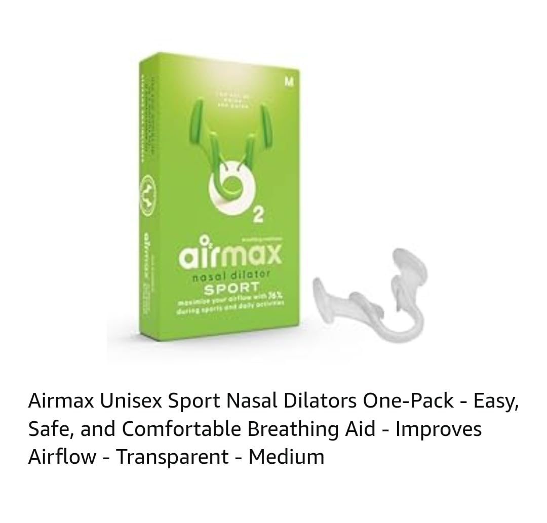 Airmax Sport dilatateur nasal transparent taille M
