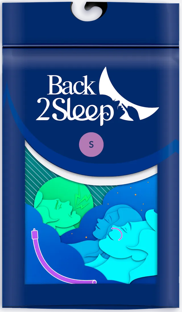 Back2Sleep Regular Supply stent nasal anti-ronflement boîte 1 mois