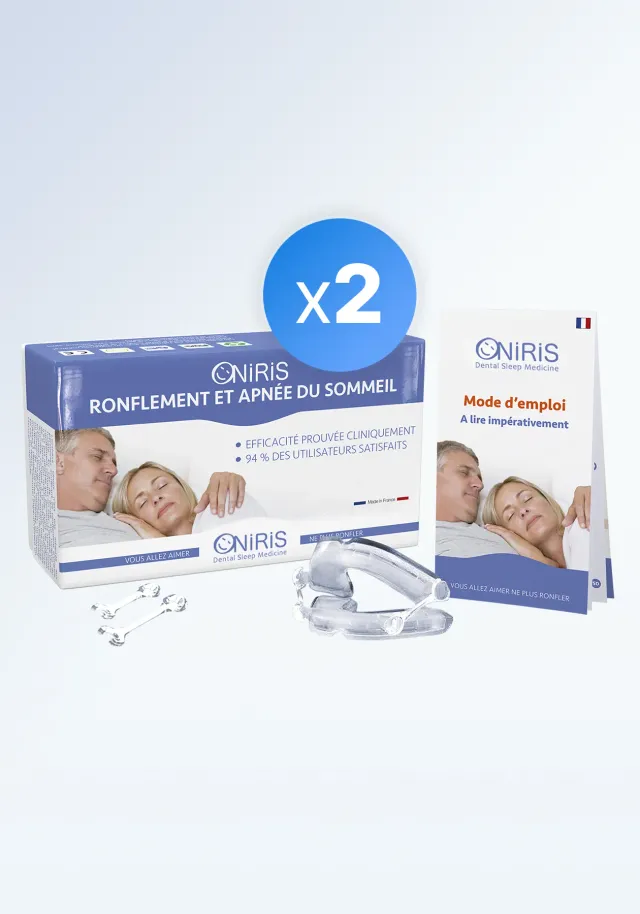 Oniris orthèse anti-ronflement lot 2 usage buccal