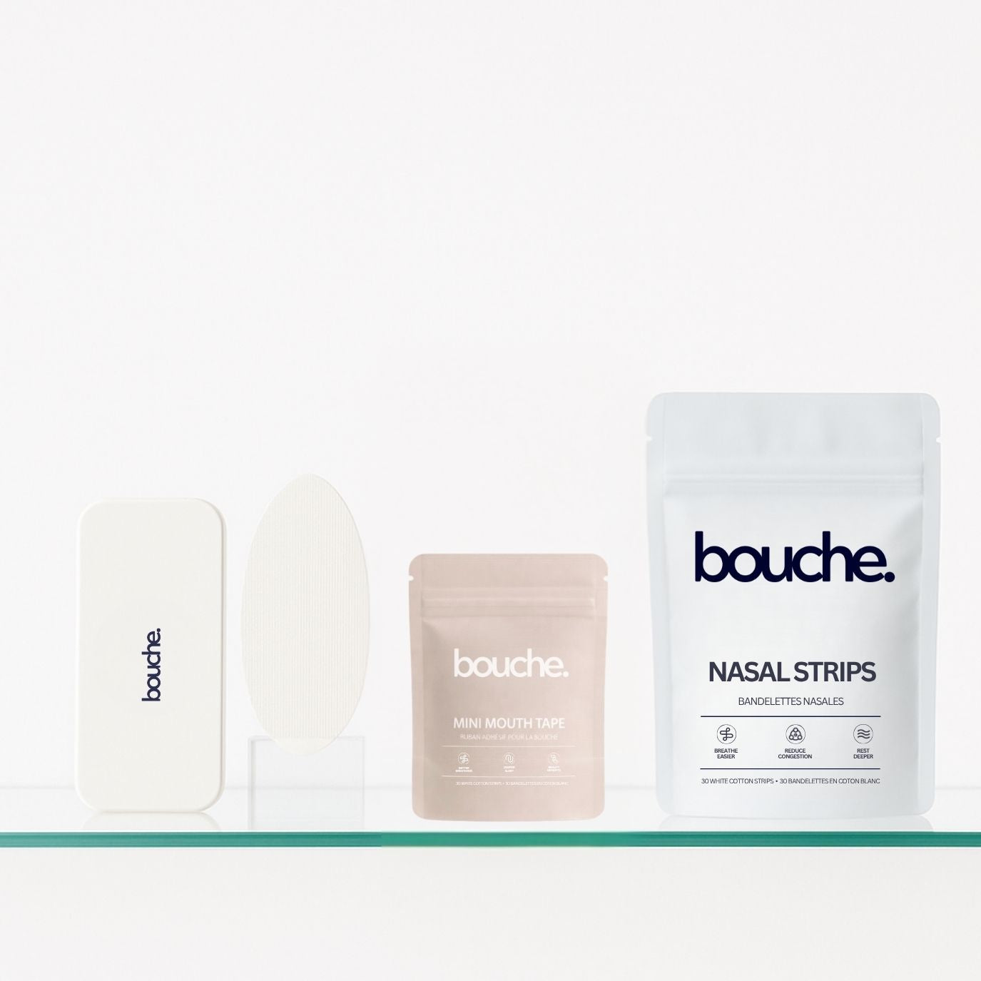 Bouche Packs Mini-Kit 60 nuits ruban + bandelettes nasales