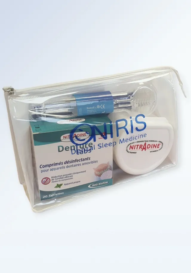 ONIRIS kit nettoyage et retouche orthèse buccale complet