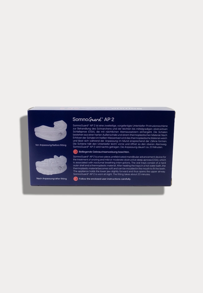 SomnoGuard AP 2 gouttière anti-ronflement avancée 10 mm