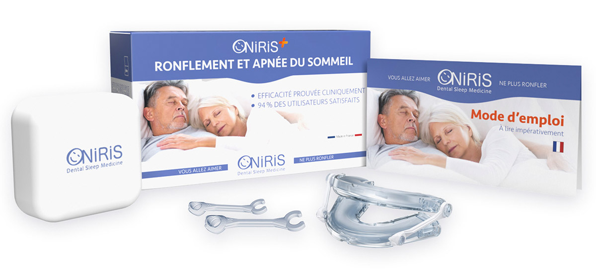 Oniris Plus orthèse anti-ronflement 2 tailles usage buccal