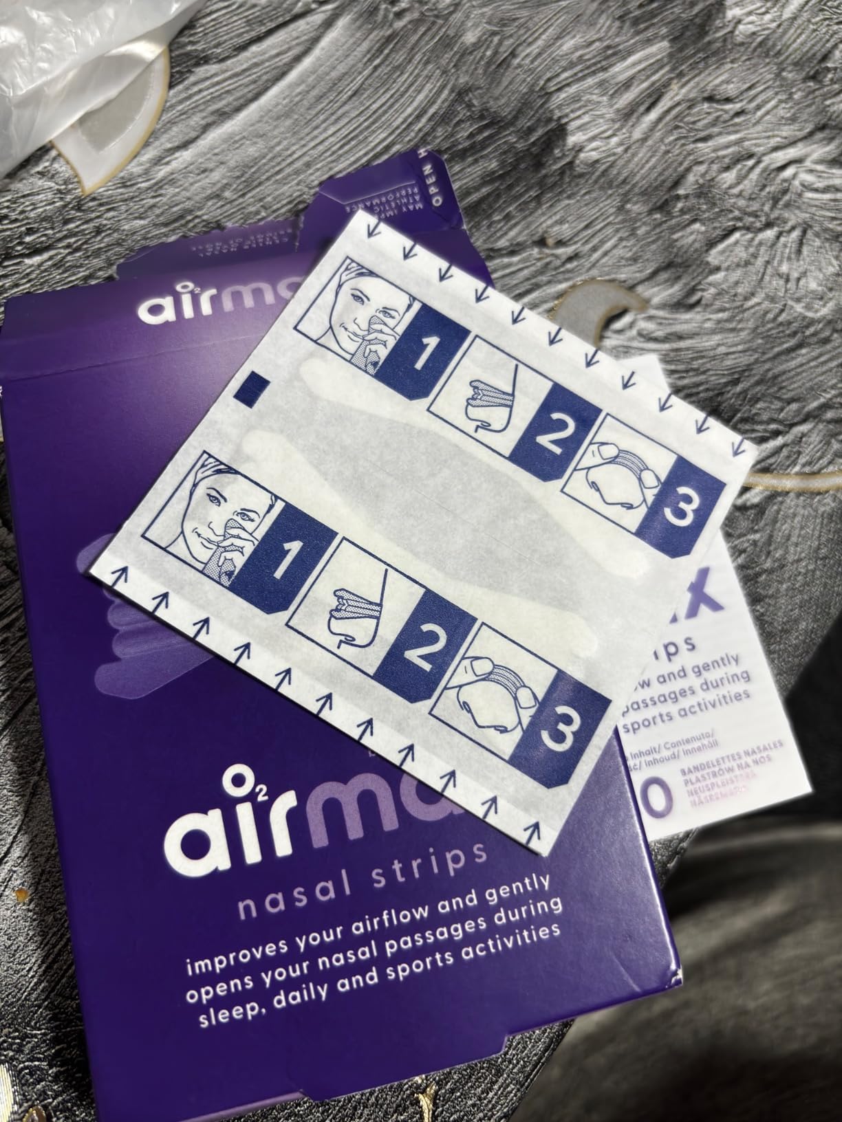 Airmax Nasal Strips bande nasale transparente 30 bandes