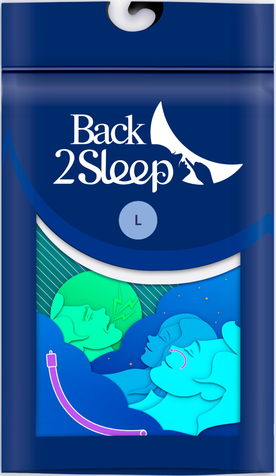Back2Sleep Regular Stent Nasal Taille M Silicone 30 Jours