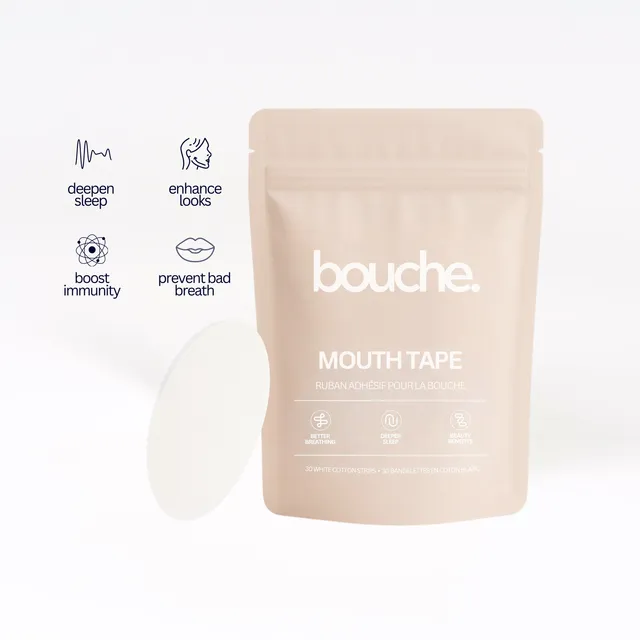 Bouche Ruban adhésif buccal 30 nuits respirant sans latex