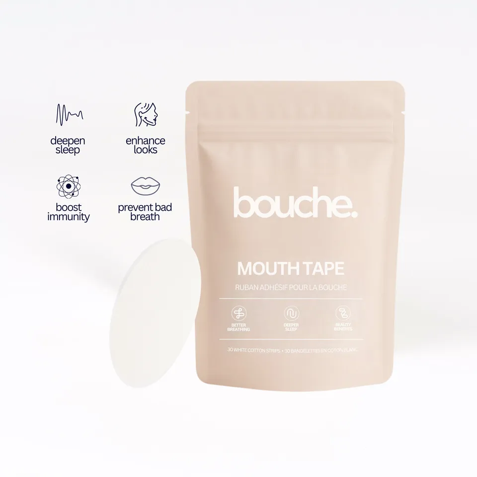 Bouche Ruban adhésif buccal 30 nuits respirant sans latex
