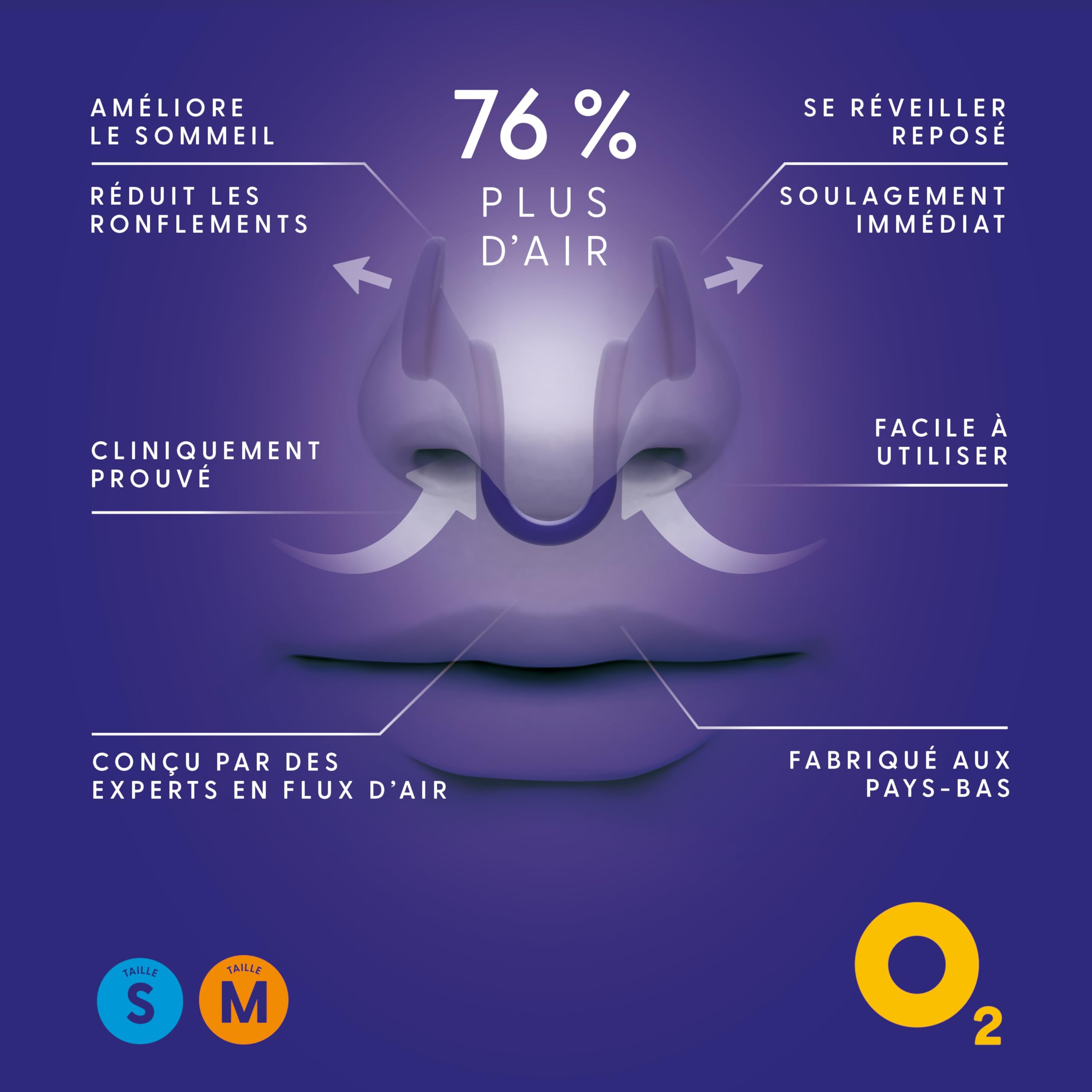 Airmax Classic écarteur nasal pack essai S+M 2 pièces