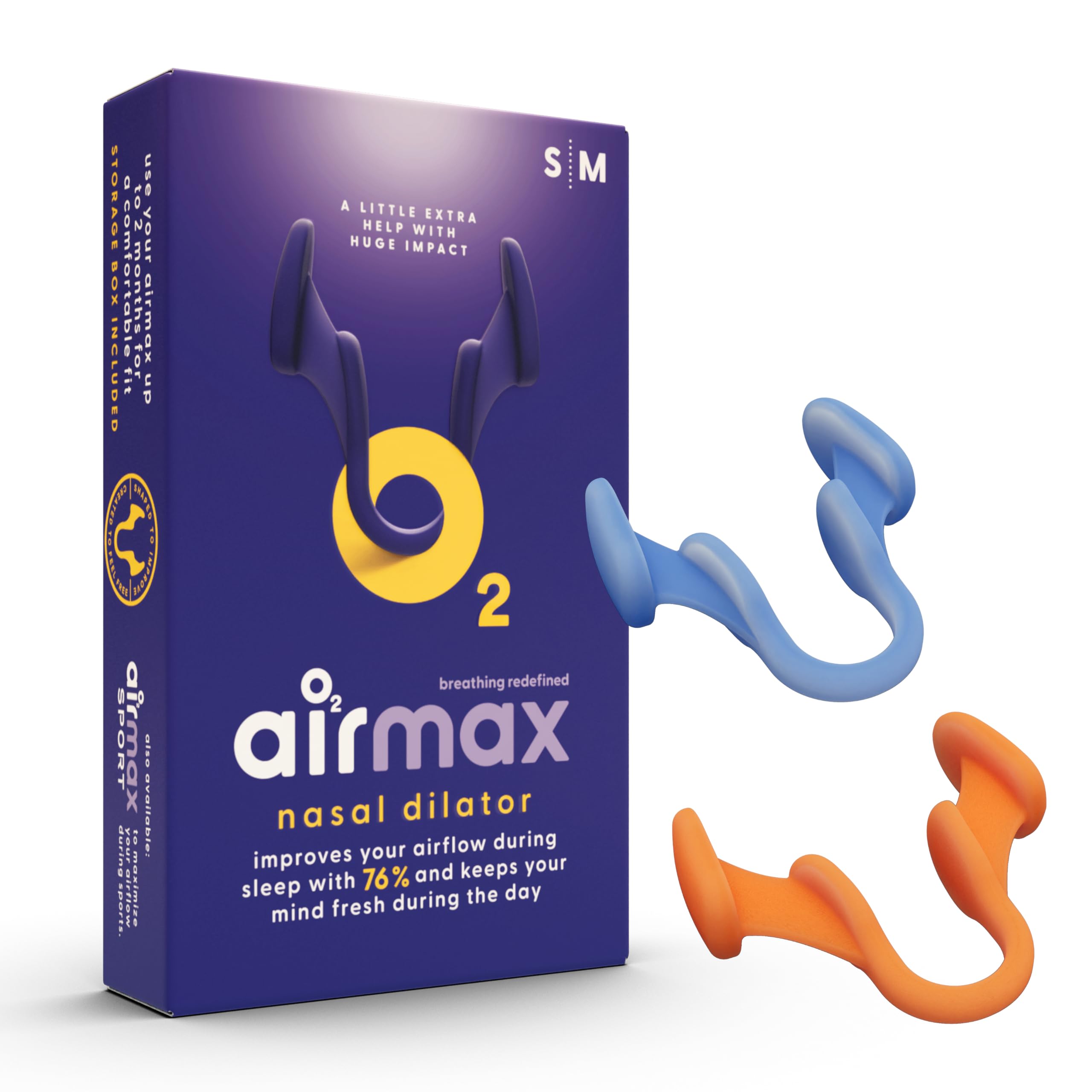Airmax Classic écarteur nasal pack essai S+M 2 pièces