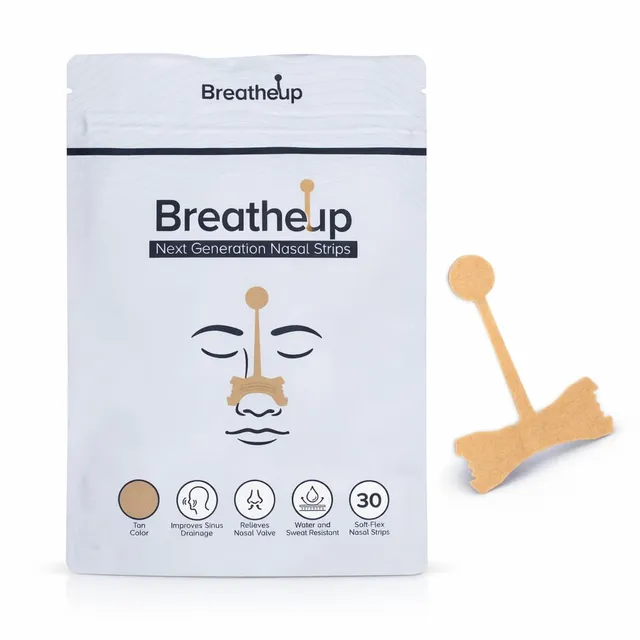 BreatheUp Next Generation bandelettes nasales beige x30 discret