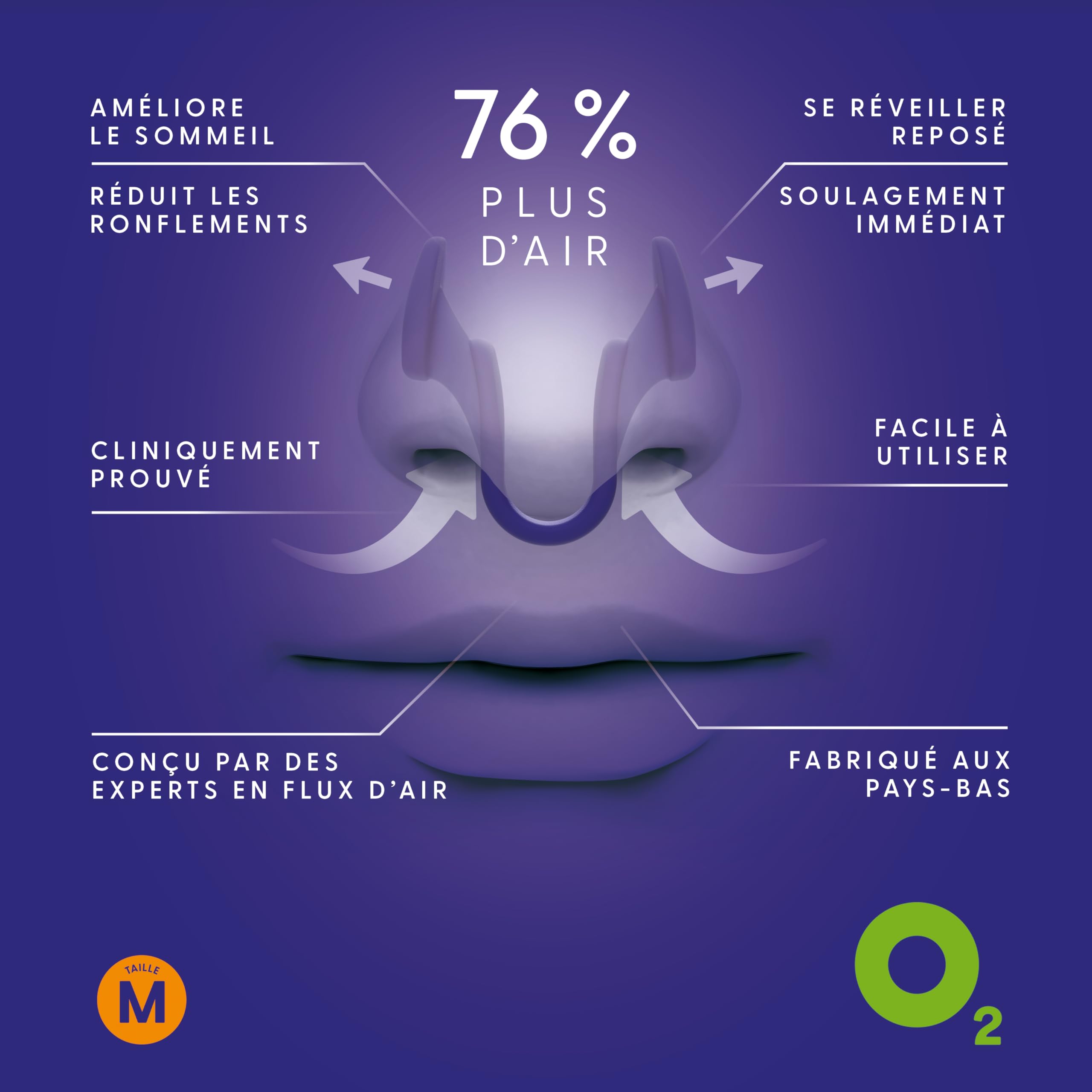 Airmax Classic écarteur nasal Medium 1 pièce 3 mois