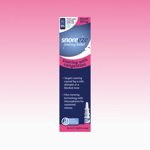 Snoreeze Nasal Spray spray nasal anti-ronflement nez bouché