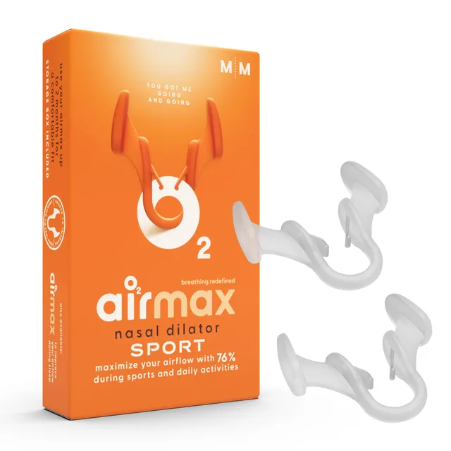 Airmax Sport dilatateur nasal taille M x2 silicone 6 mois