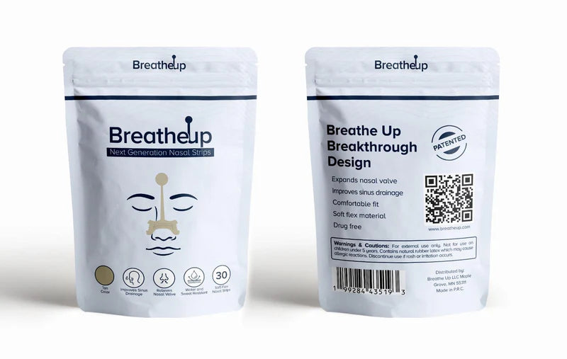 BreatheUp Next Generation bandelettes nasales beige x30 discret