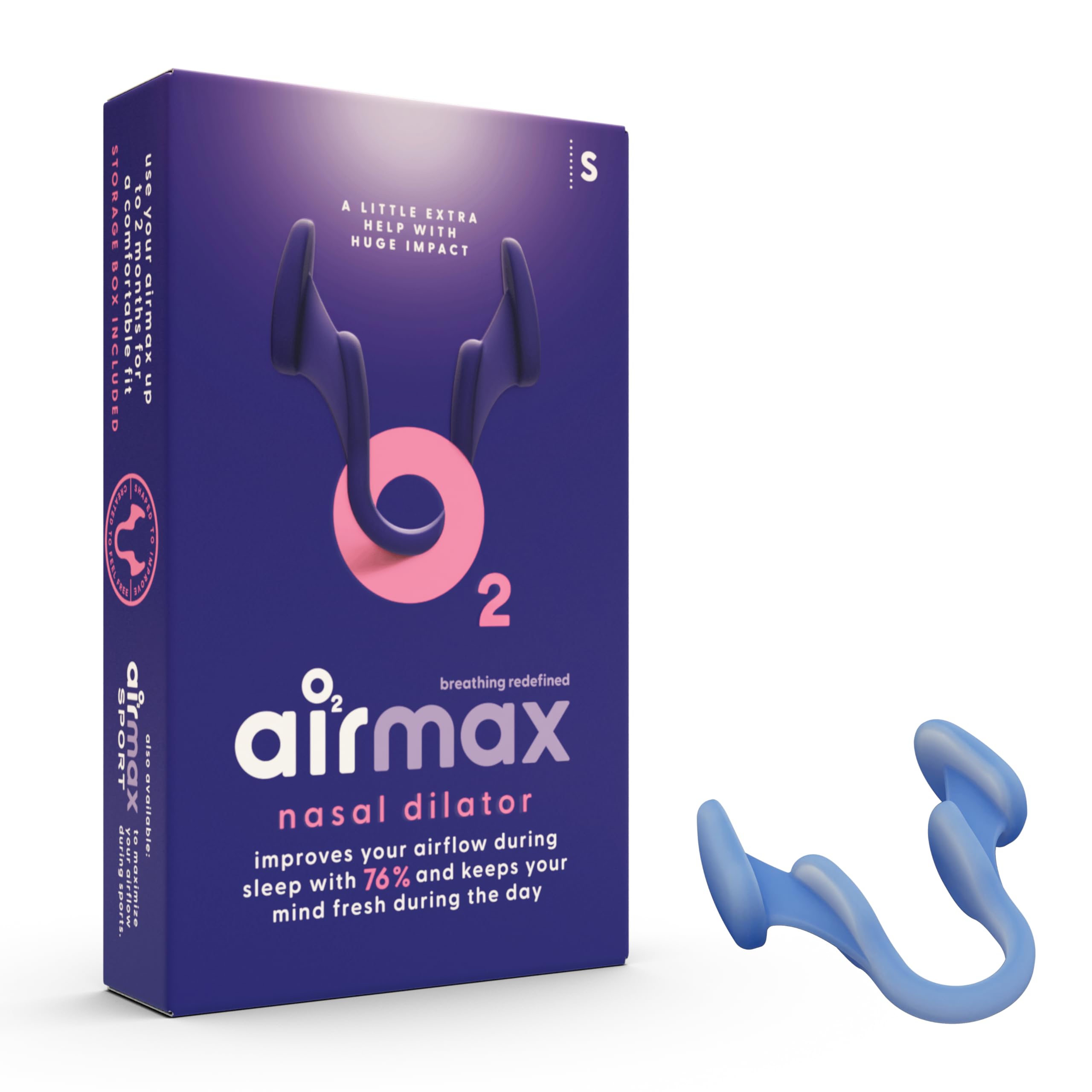 Airmax Classic Dilatateur Nasal Taille S Bleu Pack 3 Mois