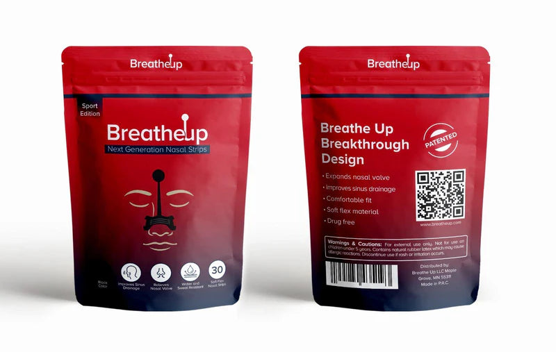 BreatheUp Next Generation bandelettes nasales noires x30 sport